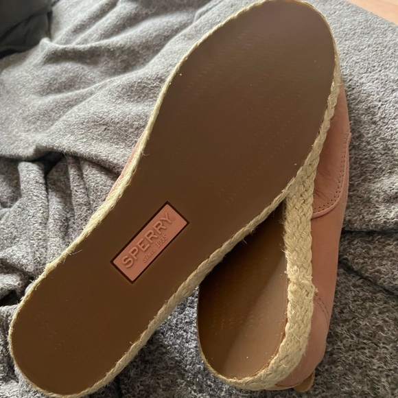 Sperry Womens Sailor Twin Gore Leather/Jute Boat Shoes - Picture 6 of 7